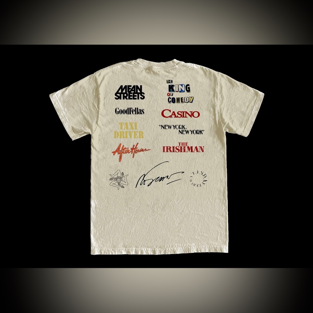 andafterthat Martin Scorsese (Beige Creme T-Shirt)